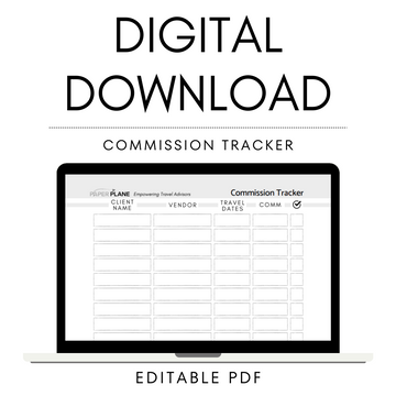 Commission Tracker - Digital Download