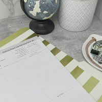 Point to Point Trip Planning Form Notepad