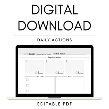 Daily Actions - Digital Download
