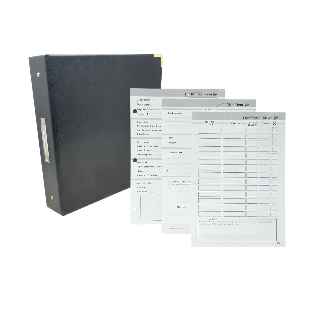 Binder & Travel Form Insert Bundle