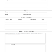 Client Form - Digital Download