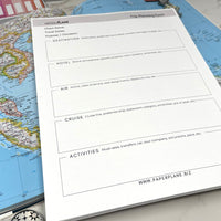 Trip Planning & Quoting Form Deskpad
