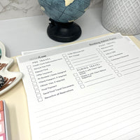 Booking & Trip Admin Form Deskpad