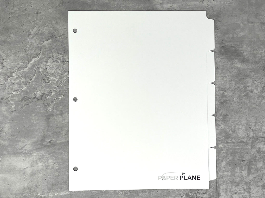 Binder Divider Tabs