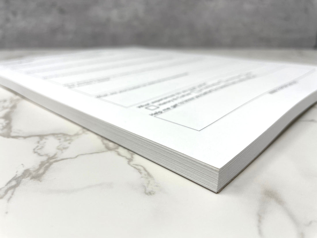 Client Interview & Intake Form Deskpad