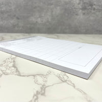 Point to Point Trip Planning Form Notepad