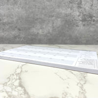 Trip Planning Calendar Form Notepad