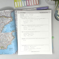 Trip Planning & Quoting Form Deskpad