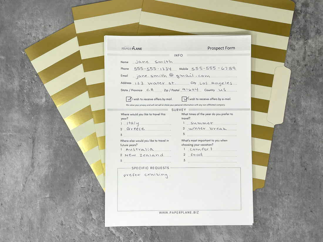 Event Prospect Form Deskpad