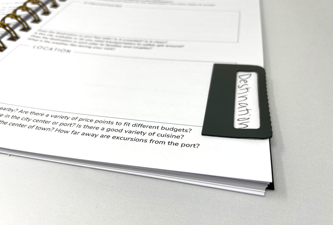 Vegan Leather Page Tabs