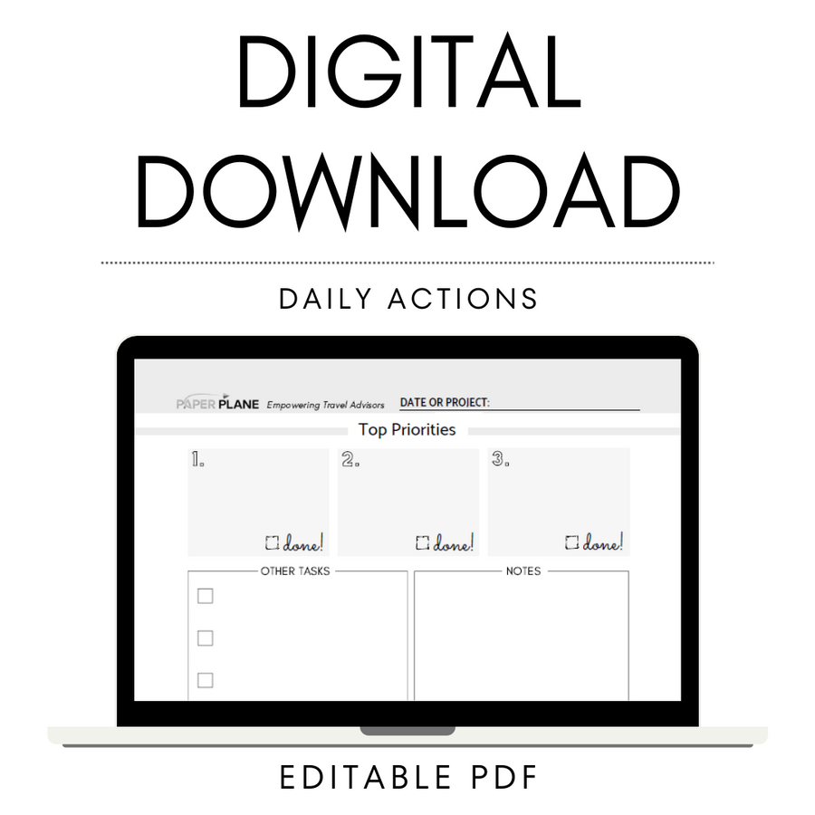 Daily Actions - Digital Download