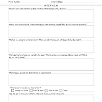 Client Interview & Intake Form - Digital Download