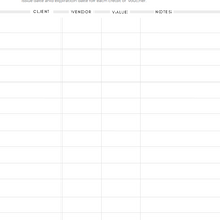 Credits & Vouchers Tracker - Digital Download
